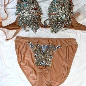 Diamond covered bathing suit